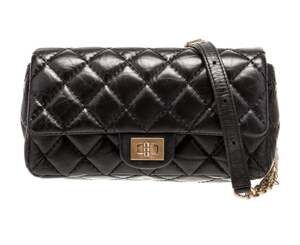 Chanel 2.55 Aged Calfskin Quilted Mini Flap Belt Bag